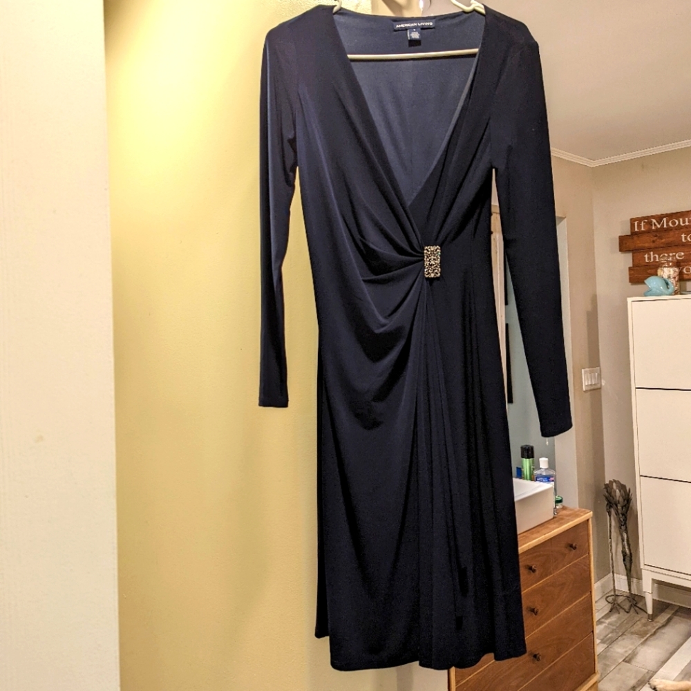 American Living Size 6 Navy Dress